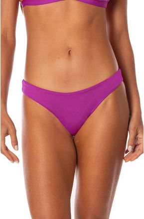 Maaji Sunset Palm Iconic Reversible Bikini Bottoms in Purple at Nordstrom, Size X-Small