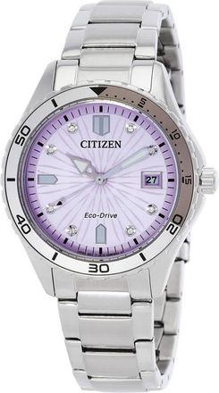 Citizen Marine Lady Eco-Drive Light Pink Dial Ladies Watch FE6170-88X