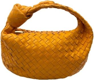 Bottega Veneta Pre-owned Handbags, female, Yellow, Size: ONE SIZE Pre-owned Fabric Handbag