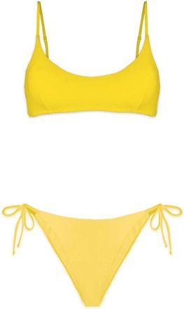 MC2 Saint Barth Zee kleding voor stijlvolle outfits - Dames - Bikinis - Geel - L - Badmode