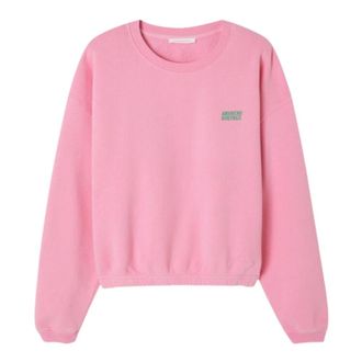 American Vintage Izubird Sweaters in Lichtroze - Dames - Sweatshirts & Hoodies - Roze - Maat: M
