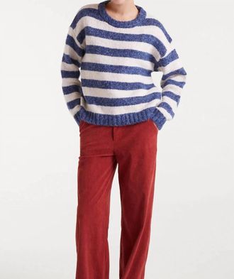 Compa&ntilde;&iacute;afant&aacute;stica Rugby Stripe Sweater In Blue