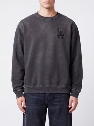 HTC Relaxed Fit Contrast Logo Cotton Sweatshirt
