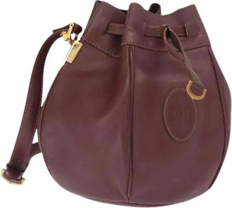 Cartier Pre-owned Bucket Bags, female, Red, Size: ONE SIZE Pre-owned Bucket Bag