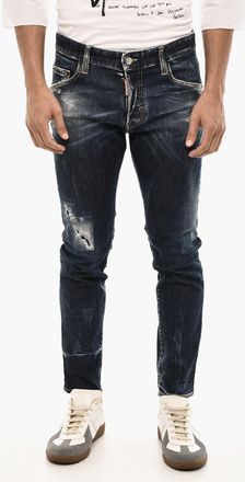 Dsquared2 Slim Fit Distressed Jeans 16 cm Dsquared2