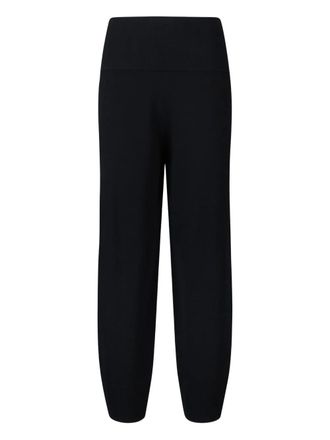 Liu Jo waist-banded straight trousers - Black
