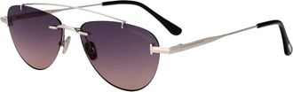 Tom Ford Astor-02 Zonnebrillen - unisex - Zonnebrillen - Grijs - 55 MM - Accessoires