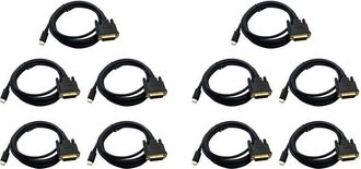 OEM Compatible Con 10 Cables Usb Tipo C A Dvi, Adaptador Usb Tipo C A Dvi, 24+1 4k 30hz (1,8 M), Compatible Con Pro 2017/2016