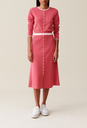 Claudie Pierlot Jupe maille mi-longue