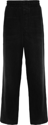 Isabel Marant Timeo straight-leg trousers - men - Cotton/TENCEL Lyocell (LENZING)/Cotton - M - Black