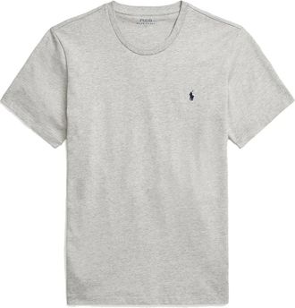 Ralph Lauren Cotton T-shirt - Heren - T-shirts - Grijs - L - Katoen - Tops