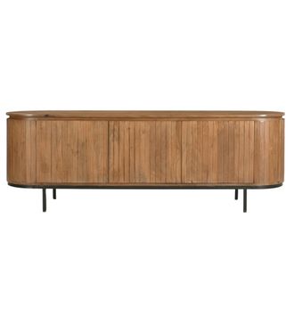 Moloo Mueble de TV de madera maciza de 170 cm