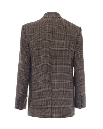Max Mara Womens Blazer Alca Pied De Poule Black Jacket
