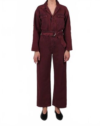 &Eacute;tica Larsen Utility Jumpsuit In Red