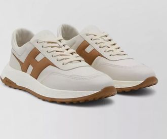 Hogan casual sneakers with contrasting rubber sole