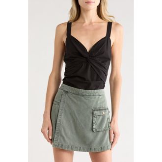 Young Fabulous & Broke Lima Twisted Front Camisole in Black at Nordstrom Rack, Size X-Small