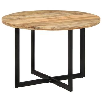 Berkfield Home Dining Table 110x75 cm Solid Wood Mango in Brown