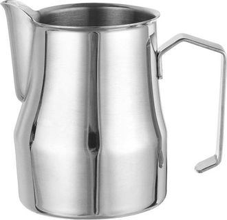 OEM Olla Para Espumar Leche, Vaporera De Acero Inoxidable 304, Vaporizador De Leche, Taza De Leche, Latte, Caf&eacute;, Plateado, 266 Ml (9 Onzas)