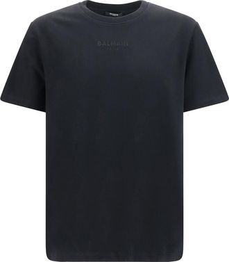 Balmain Black Crew Neck T-Shirt