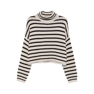 Lisa Yang Sweater Lisa Yang - Dames - Cashmere truien - Wit - XS - Kasjmier - Truien & Vesten