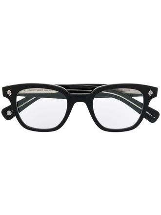 Garrett Leight Naples glasses - unisex - Acetate - 46 - Black