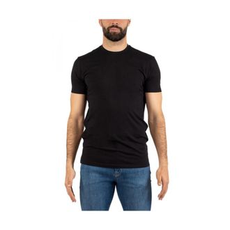 Emporio Armani Stijlvol T-shirt - Heren - T-shirts - Zwart - L - Katoen - Tops