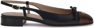 Valentino Garavani Black Goatskin Ballet Womens Flats