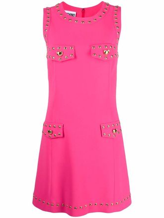 Moschino Mouwloze jurk - Roze