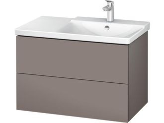 Duravit Duravit L-cube Mueble De Pared De 820mm De Ancho, Profundidad 481, 2 Cajones, Cabe p3 Comfort Art&iacute;culo 233485, Derecho De Cuenca, Color: Decoraci&oacute;n Ba