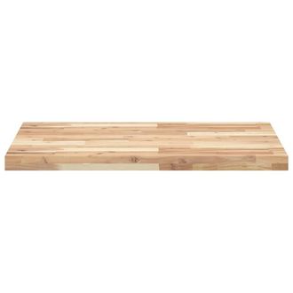 Berkfield Home Versatile Bathroom Vanity Top Untreated 100x60x4 cm Solid Wood Acacia in Brown | Size: 100 x 60 x 4 cm