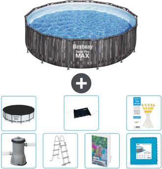 Bestway Piscina Bestway Steel Pro Max Redonda - 427x107 Cm - 8-piezas S621