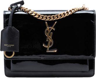 Saint Laurent Pre-owned Saint Laurent Small Patent Monogram Sunset Crossbody Ladies 9TS6N9VKWUSXQ1OB