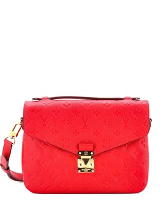 Louis Vuitton Pochette Metis Monogram Empreinte Leather crossbody bag - Red