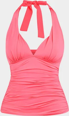 La Blanca Island Goddess Halter Tankini Swim Top