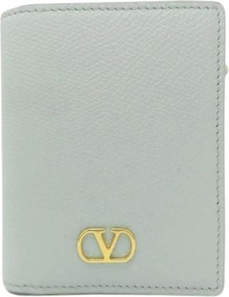 Valentino Pre-owned Wallets, female, Green, Size: ONE SIZE Pre-owned Leather Wallet
