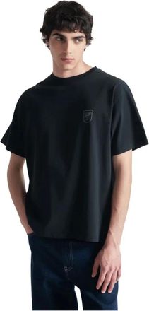 Mauro Grifoni Tops, Heren, Zwart, M, G6Ab 0031-97F T-shirt