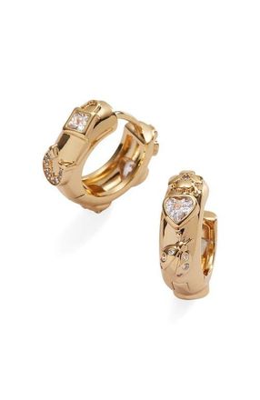 Alex and Ani Love Luck Huggie Earrings in Gold at Nordstrom