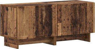 vidaXL Mueble De Tv Madera Envejecida Madera De Ingenier&iacute;a Vidaxl