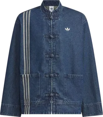 adidas CTT Oversized Track 3.0 Jacket Asia Sizing Medium Blue Denim JZ9928