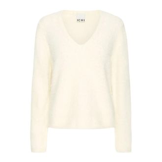 Ichi Ichi, Dames, Truien, Beige, Maat: 2XL