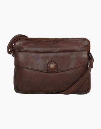 Gianni Conti Womens Portici Womens Messenger Bag - Brown - Size: ONE size