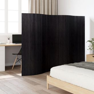 Berkfield Home Room Divider Black 165x250 cm Bamboo