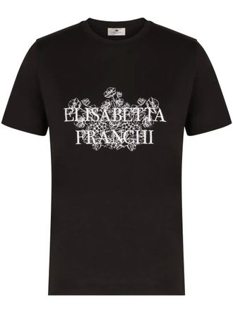 【★完売必至★】ELISABETTA FRANCHI ☆ プリント Tシャツ ccgh0785-