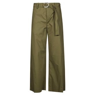 Liu Jo Wide Trousers, female, Green, W25, Stylish Over Trousers for Women
