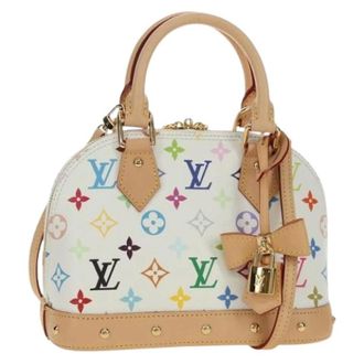 Louis Vuitton Pre-owned Monogram Mini Hand Bag - Dames - Pre-owned - Veelkleurig - Maat: ONE Size Leer