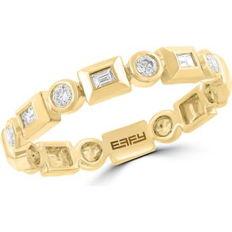 Effy Diamond Band Stackable Ring in Gold at Nordstrom Rack, Size 7