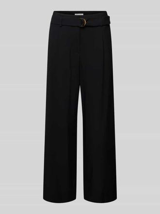 Christian Berg Culotte aus Viskose mit G&uuml;rtel in Black, Gr&ouml;&szlig;e 34