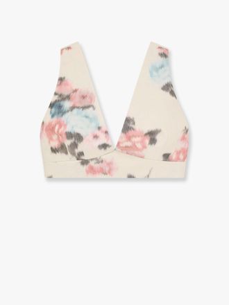 Philosophy di Lorenzo Serafini Top in misto lino con stampa floreale - PHILOSOPHY DI LORENZO SERAFINI - gender_Woman