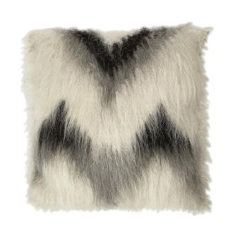 Malagoon Coj&iacute;n 100% lana zigzag 50x50