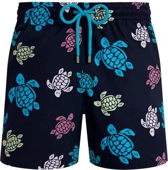Vilebrequin Monrise Stretch Short Zwemshorts - Heren - Strandmode - Blauw - 2XL - Badmode